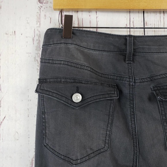 Gloria Vanderbilt All Around Slimming Jeans Womens Size 6 Bootcut Black - Picture 6 of 9